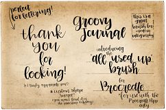 Procreate Hand Lettering Brush Product Image 3