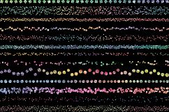 Rainbow Glitter Confetti Borders Product Image 2