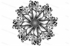 A collection of round hand-drawn patterns Product Image 4