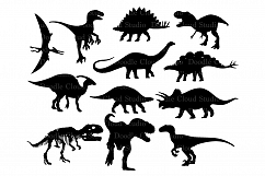 Dinosaurs SVG Dinosaur Monogram T-Rex Prehistoric Dinosaur. Product Image 1