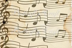 Music notes scrapbook paper, vintage music digital paper, digital notes paper, vintage notes digital paper,vintage notes backround paper Product Image 5