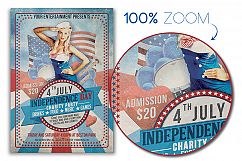 4th July Independence Day Flyer And Ticket Product Image 2