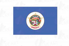 USA Capital and States flags Clip Art collection for Print Product Image 10