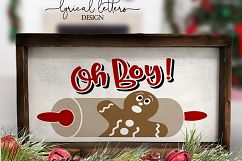 Christmas Gingerbread Bundle of 4 SVG Cut Files LL2 Product Image 3