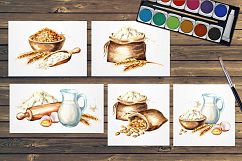 Bakery. Wheat, flour and wheat field Product Image 6