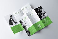 Body Fitness Club Trifold Brochure Template Product Image 1