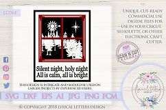 NEW! Farmhouse Christmas Silent Night Windmill SVG LL256F Product Image 1