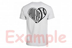 Vaqueros Sport Heart SVG School Spirit football 935s Product Image 4