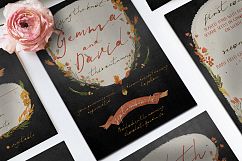 Autumn Floral Wedding Invitation Suite Product Image 9