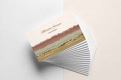 Metallic Rose Gold, Gold and Silver Business Card Template Product Image 2