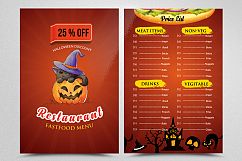 Halloween Menu Template Product Image 1