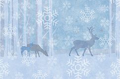 16 Winter Wonderland: Digital Paper Pack Product Image 5