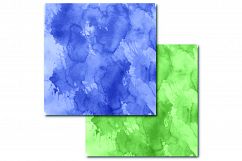 Watercolor Digital Paper - Colorful Splatter Paper Product Image 2