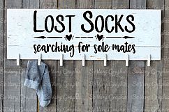 Lost Socks Searching for Sole Mates | SVG | PNG | Cut Print Product Image 2