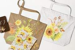 Autumn Floral watercolor clipart Product Image 8