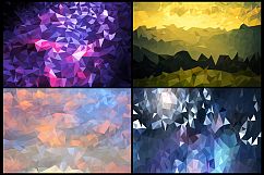 10 polygon backgrounds bundle Product Image 4