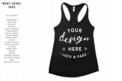Next Level 1533 Tank Top Mockup Mega Bundle Multi Colors Product Image 6