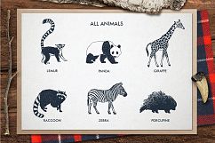 ZOONIMALS. Hand Drawn Animals Product Image 4