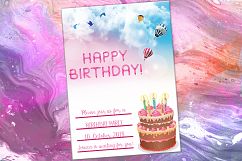 Happy Birthday Card, Party Card, Digital Download Product Image 1