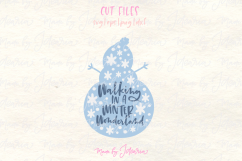 Snowman Walking in a Winter Wonderland Product Image 1