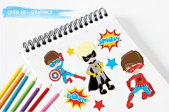 Superhero Boys  graphics and illustrations Product Image 3