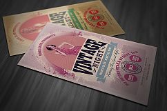Vintage Night Party Flyer Product Image 2
