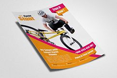 Bicycle Racing Competitions Flyer Poster Template Product Image 3