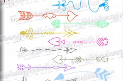 Hand drawn Arrows SVG - Bundle Arrows elements Svg Bundle Product Image 2