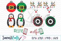 Christmas Graphics Bundle - Digital Printable - Cuttable File - Digital Download - SVG EPS PNG DXF  Product Image 1