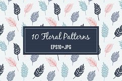 10 Floral Patterns Product Image 1