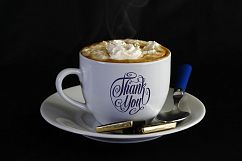 Thank You Lettering Circle Shape SVG Product Image 2