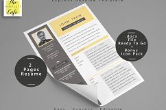 Express MS Word Resume Template Product Image 2