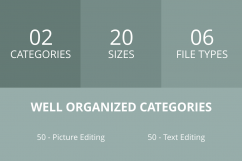 100 Photo &amp; Text Editing Filled Round Corner Icons Product Image 3