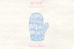 Warm Wishes Christmas Svg Product Image 1