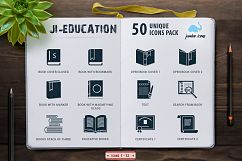 Glyph School-Education Icons Set Product Image 6