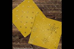 16 Gold Glitter Christmas Printable Digital Papers 12 inch Product Image 7