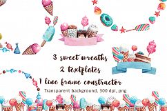 Sweet-Tooth - Watercolor Clip Art Set Product Image 4