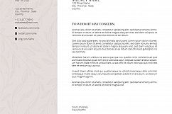 FLORAL Resume/CV + Cover Letter + Title Product Image 8