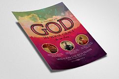 God Almighty Church Flyer Product Image 3