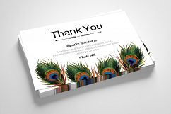 Feathery Wedding Invitation Cards Pack Product Image 7