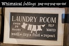Laundry Room Help Wanted SVG Product Image 1