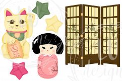 Japan Clipart Set, Asian Illustrations Product Image 4