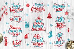 Christmas SVG Bundle. Holiday vector clipart. Product Image 1