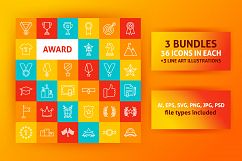 Award Line Art Icons Product Image 1