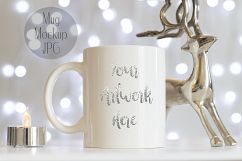 4 Christmas Mug Mockups Product Image 3