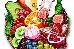 Watercolor Fruits Vol. 4 Product Image 2