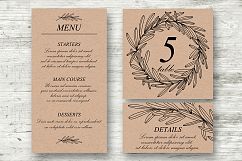 Wedding Vector Invitations Suite Product Image 3