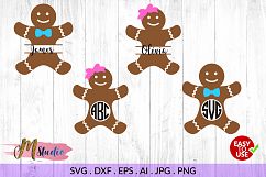 Gingerbread svg, for Silhouette Cameo or Cricut Product Image 1