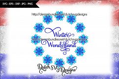 Winter Wonderland cut file, Winter Wonderland svg Product Image 1