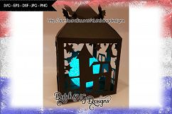 Halloween lantern cutting file, halloween lantern svg Product Image 1
